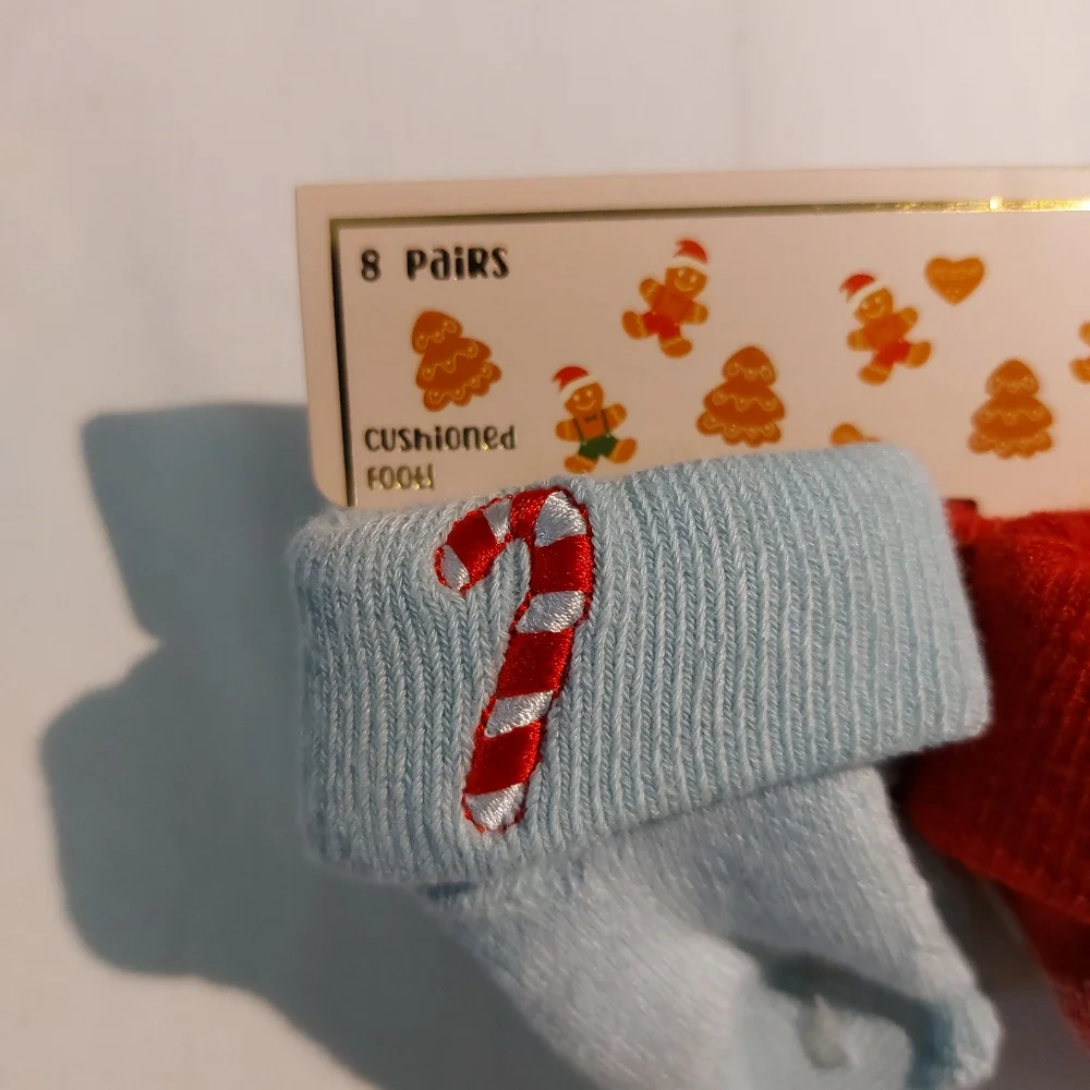Capelli of New York Baby Holiday Socks Set Red Blue Green Tan NWT